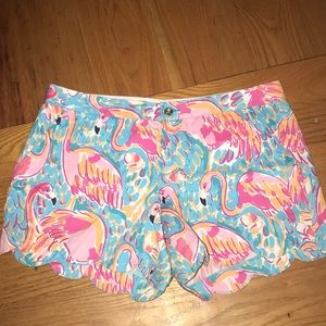 Lilly Pulitzer scallop shorts